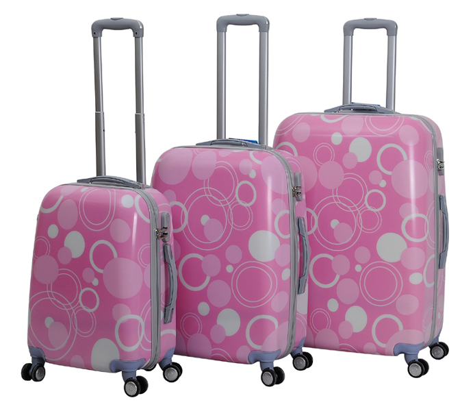 Reisekofferset 3tlg aus Carbon mit Zahlenschloss und 8 Rollen Reisekofferset 3tlg aus Carbon mit Zahlenschloss und 8 Rollen
