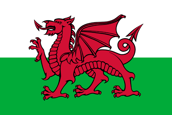 Fahnen Wales - zum Schließen ins Bild klicken