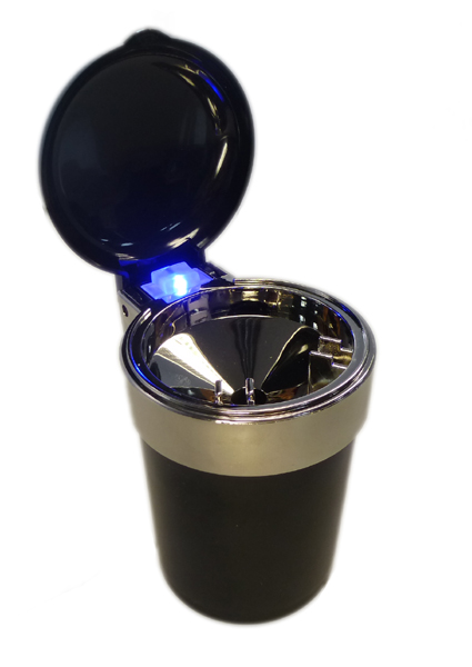 Ashtray with LED and Cap (3 Colors)
