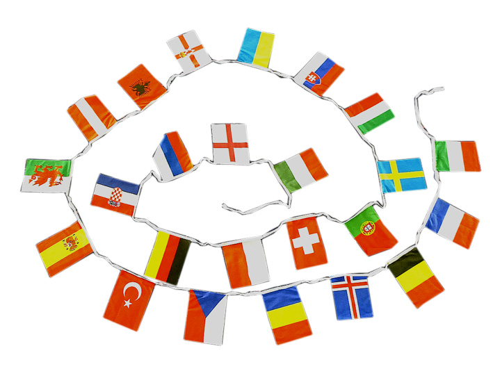 Girlanden Länderfahnen EM 2016 - zum Schließen ins Bild klicken
