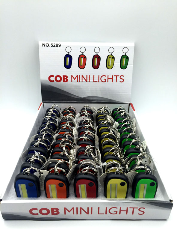 COB LED Schlüsselanhänger im 60er Display Nr. 5289