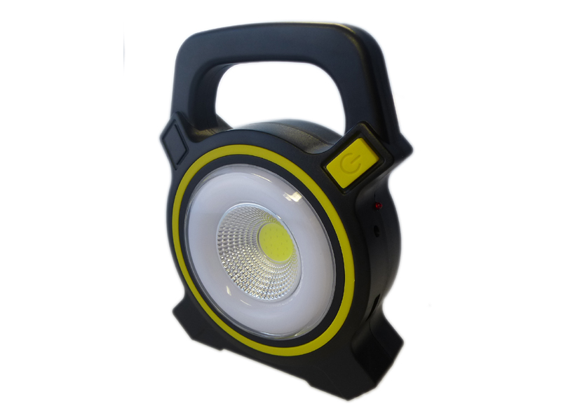 COB LED Work Lights with USB and Solar Charging