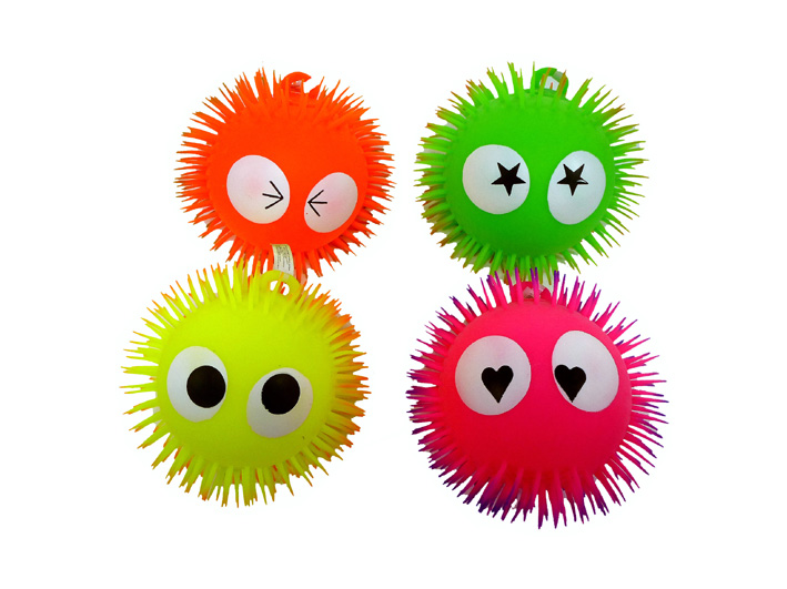 LED Playball with eyes about 23cm