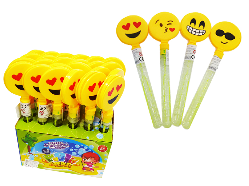 Bubble toy clap clapper smiley emoji 24er Display