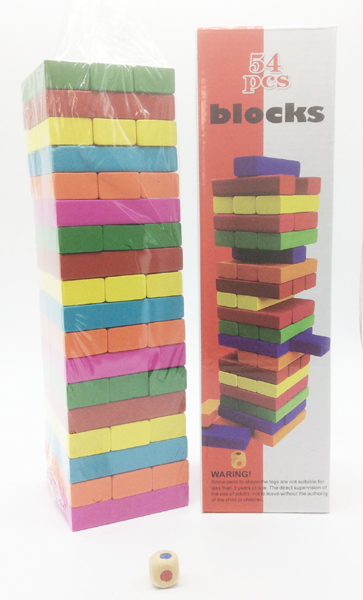 Wooden Stack High 54 PCS