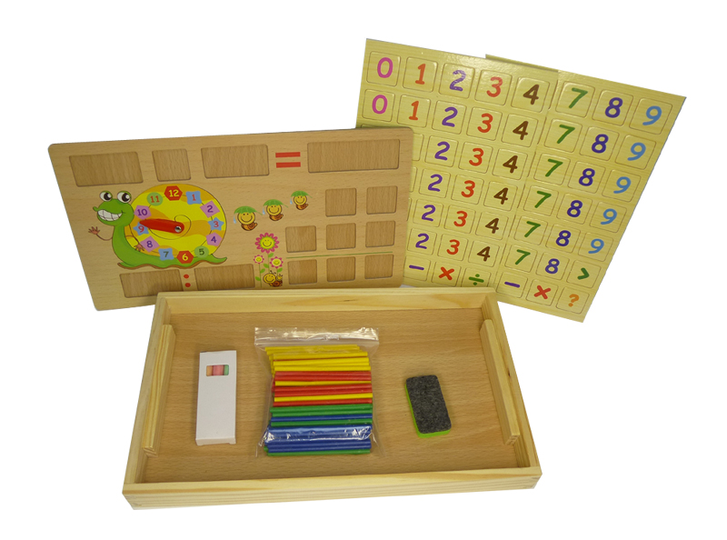 Holz-Digital-Lernbox mit Multifunktionen - zum Schließen ins Bild klicken