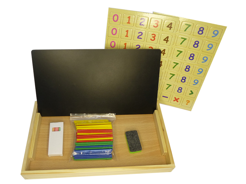 Holz-Digital-Lernbox mit Multifunktionen - zum Schließen ins Bild klicken