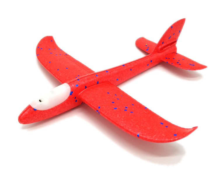 LED Hand Throwing Glider Kids Airplane Toy Outdoor 36cm