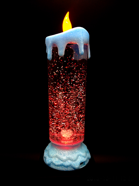 LED Kerze mit RGB und Schneekugeleffekt inkl. Wirbelmotor LED Kerze mit RGB und Schneekugeleffekt inkl. Wirbelmotor