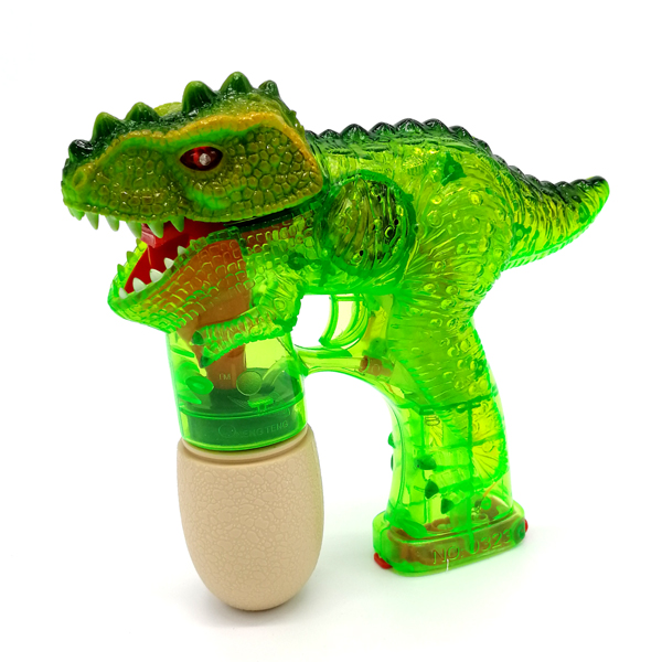 Seifenblasenpistole Dinosaurier mit Licht & Sound - zum Schließen ins Bild klicken