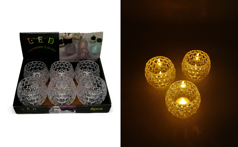 LED Kerzen Teelicht in 6er Display LED Kerzen Teelicht in 6er Display