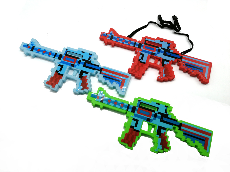 Spielzeug Maschinenpistole mit Licht+Sound 39cm