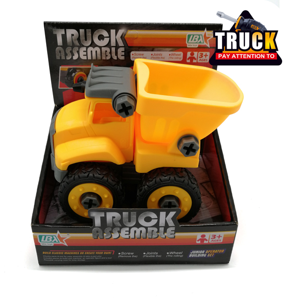Dump Truck Assemble Toy with Screwdriver