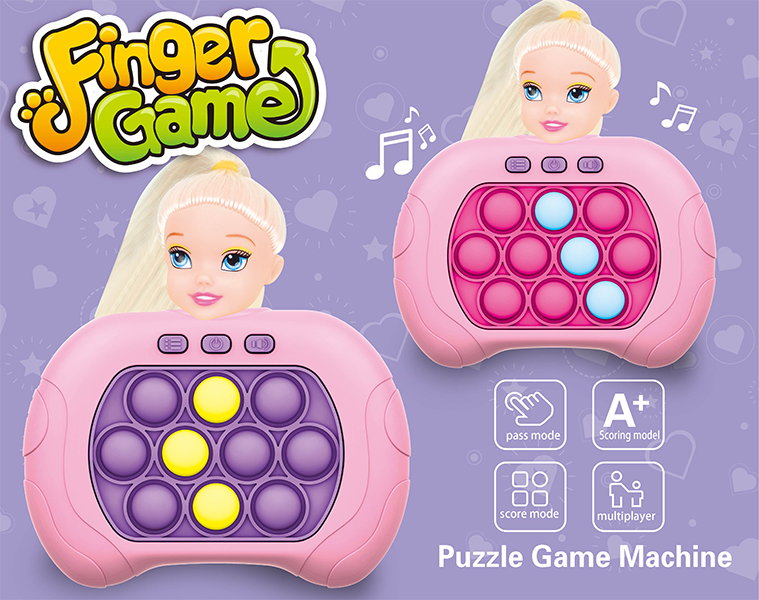 Quick Push Pop-it Fidget Spielzeug Prinzessin