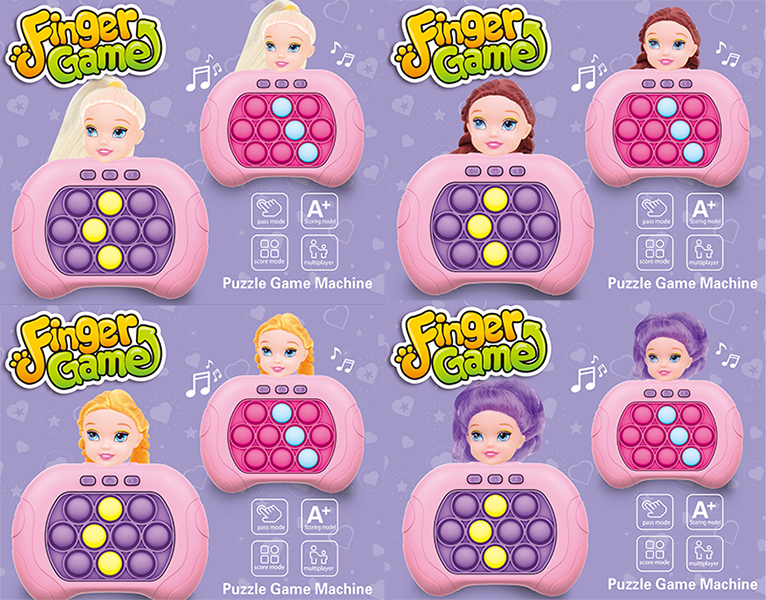 Quick Push Pop-it Fidget Spielzeug Prinzessin