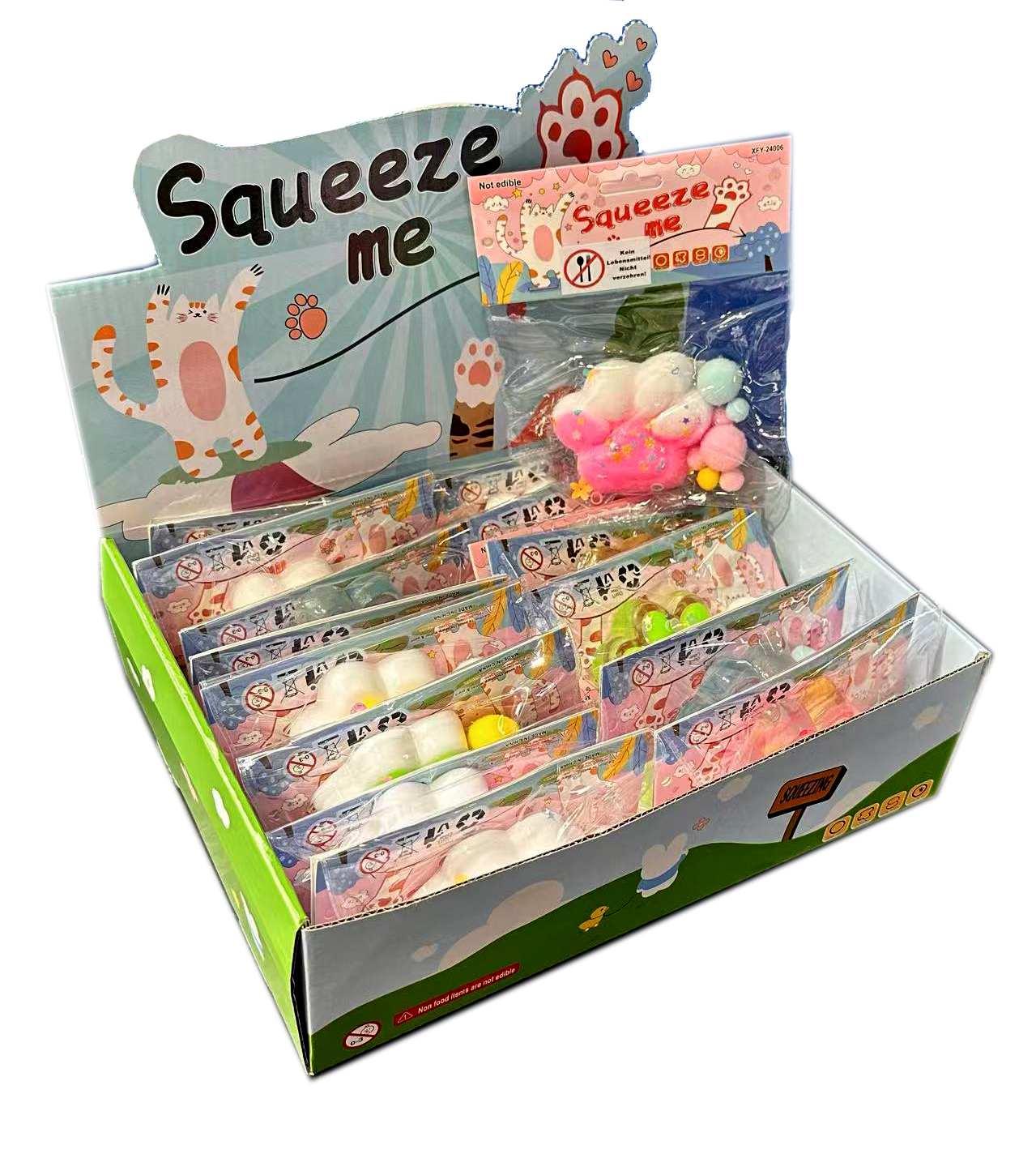 Squishy Katzenpfote Fidget Spielzeug 7cm