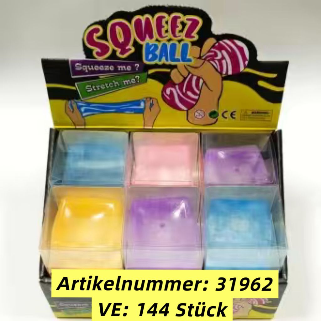 Soft Squishy Spielzeug Kristallwürfel (Vorverkauf)