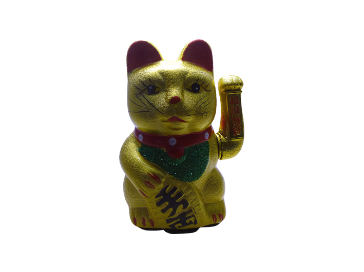 waving cat ceramics 23cm