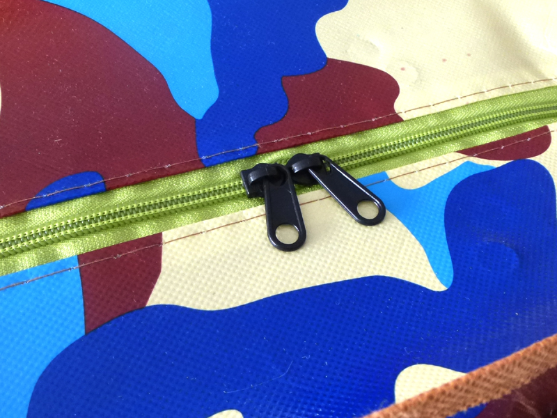 Vliestasche PP-Tasche mit Reißverschluss und 2 Nylonhenkel S - zum Schließen ins Bild klicken