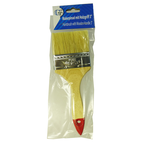 Paint Brush with Wooden Handle 3"