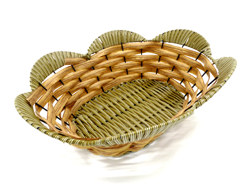 Bread basket, fruit basket, rattan basket round, Ø27 * 10cm