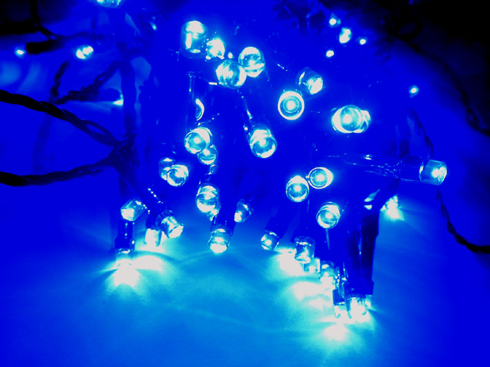 Weihnachts LED Lichterkette blau 10m mit 96 Leds Weihnachts LED Lichterkette blau 10m mit 96 Leds