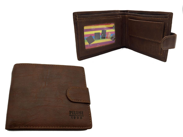 Geldbörse Portemonnaie Leder - zum Schließen ins Bild klicken