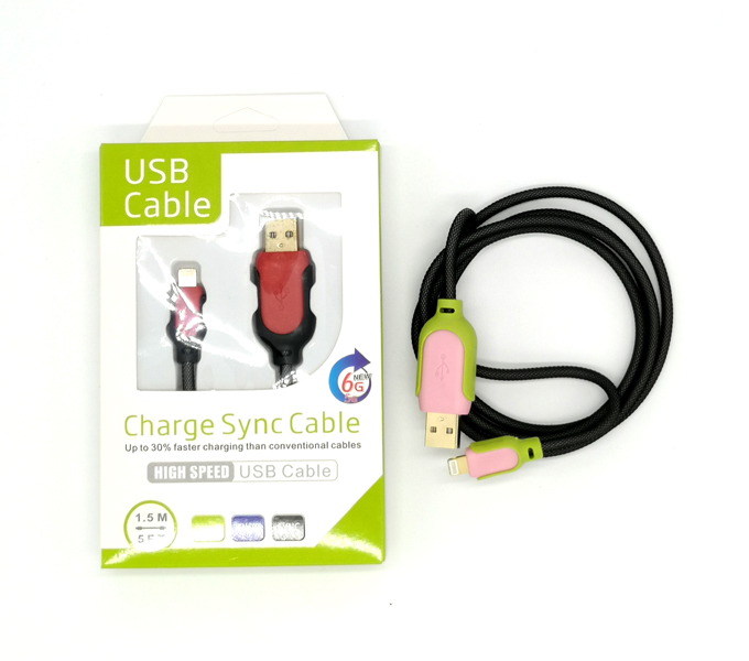 High Speed USB Charging Cable iPhone Lightning/Samsung