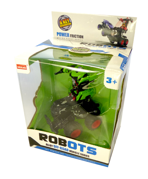 Alloy Pull Back Off-Road Robot Transformer