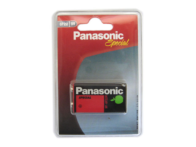 Panasonic Batterie Zinc Carbon 9V 1er Blister