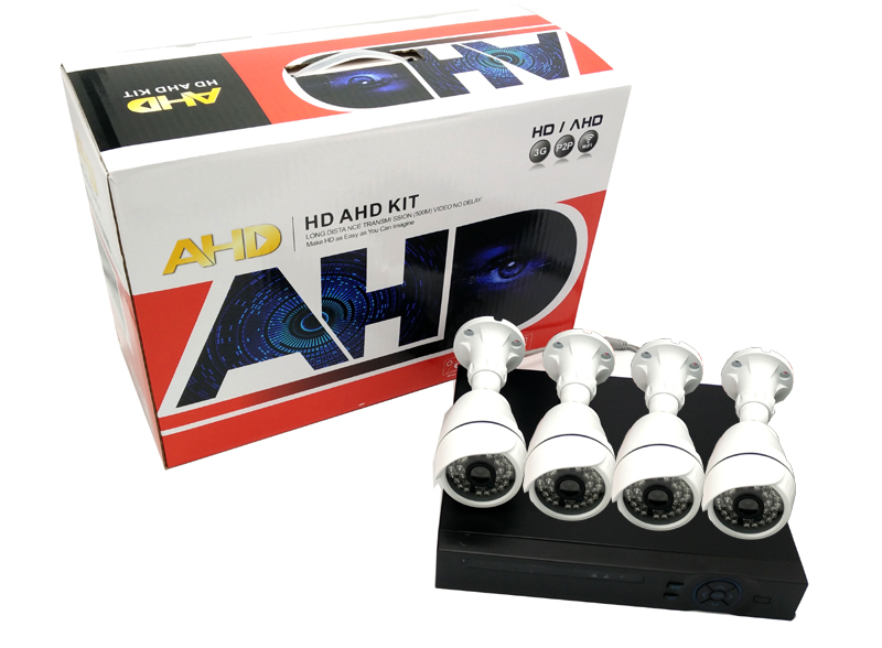 AHD HD Überwachungskamera Set (4 Kamera + DVR)
