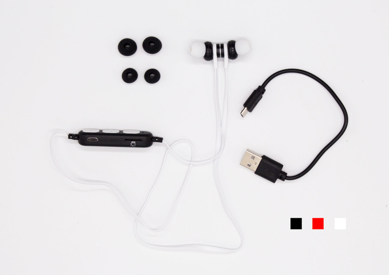 Sport Headset Bluetooth (White / Black / Red)