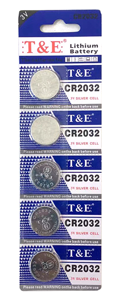 Knopfzellen 5er CR2032