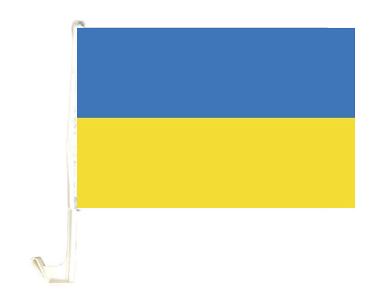 Autofahne für Ukraine