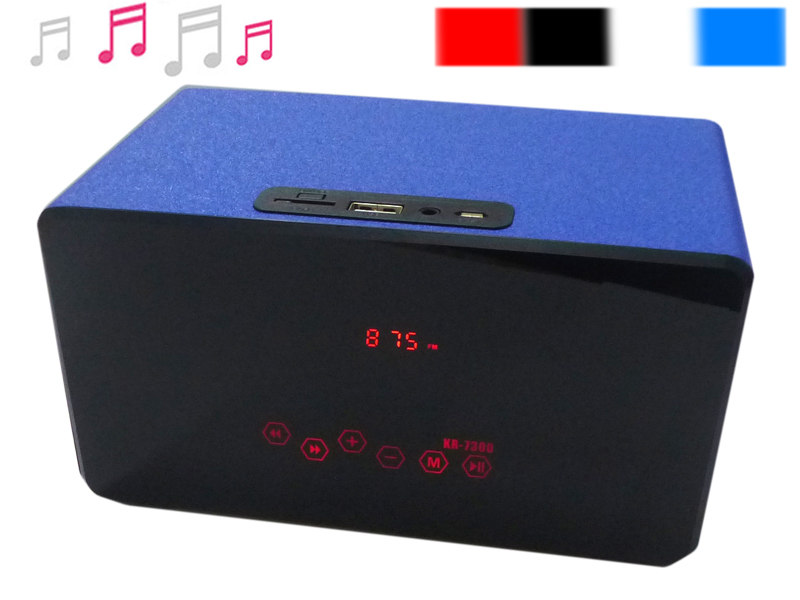 Portable Speaker with Touchscreen & Remote Control KR-7300