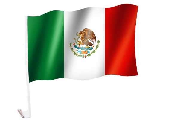 Autofahne für Mexiko