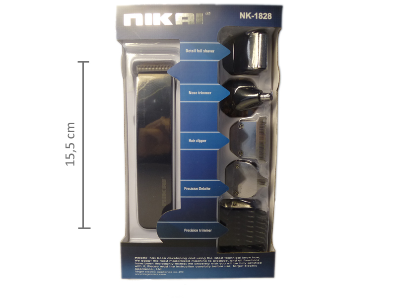 NIKAI Electric Hair and Beard Trimmer Set 5 in 1