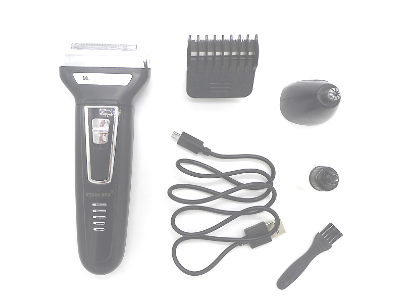 USB Rasierer Haarschneider Nasenhaarschneider Set 3in1, USB