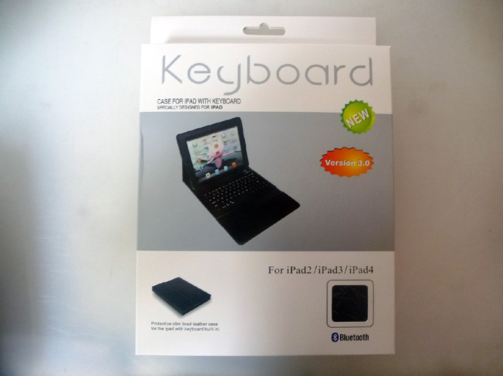 Ipad Schutzhülle mit Bluetooth Tastatur - zum Schließen ins Bild klicken