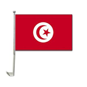Autofahne für Tunesien - zum Schließen ins Bild klicken