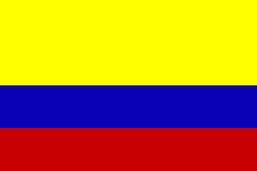 Fahnen Kolumbien - zum Schließen ins Bild klicken