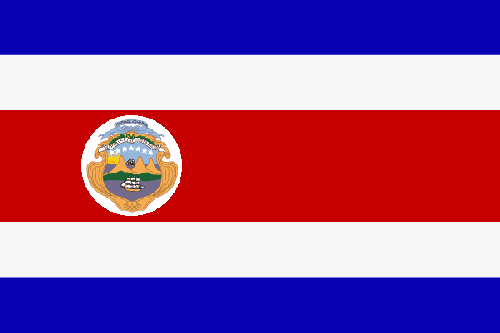 Fahnen Costa Rica
