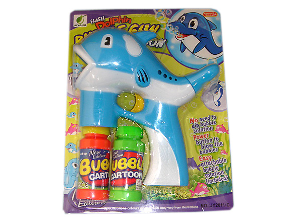 Dolphin Bubble Gun Blue/ Pink