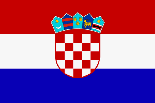 Fahnen Kroatien - zum Schließen ins Bild klicken