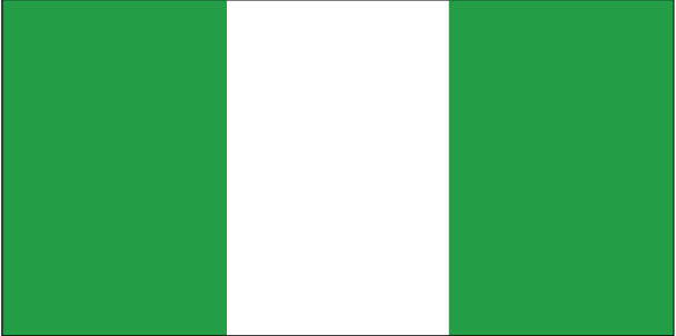 Fahne Nigeria - zum Schließen ins Bild klicken
