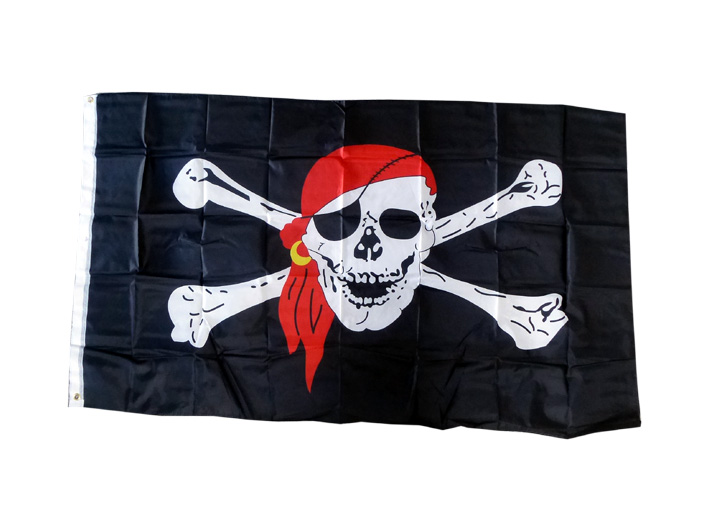 Piraten Flagge - zum Schließen ins Bild klicken
