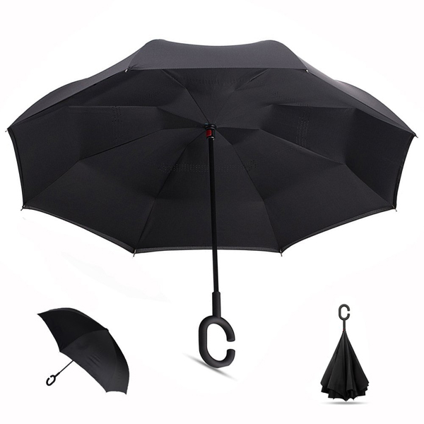 Gedrehter Regenschirm mit innovativer Komfort Griff SJ-08