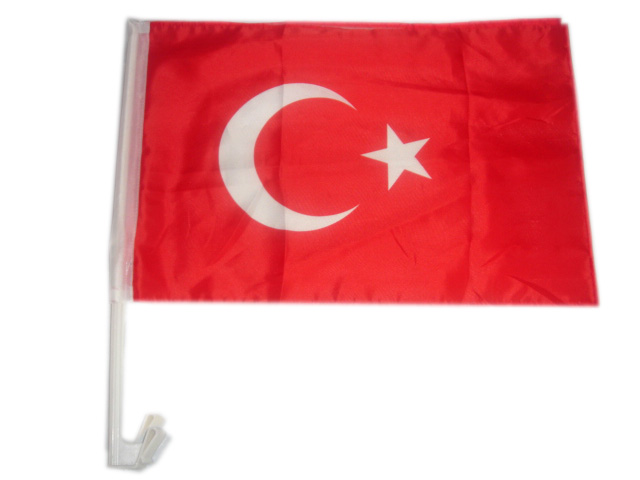 Autoflagge für Türkei